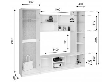 Готовая гостиная Бертелена