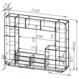 Готовая гостиная Мебелеф-5
