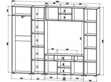 Готовая гостиная Тунис-3