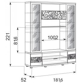Готовая гостиная Ирис 03
