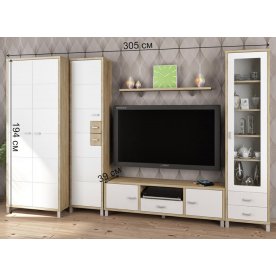 Модульная гостиная Домино комплектация 1