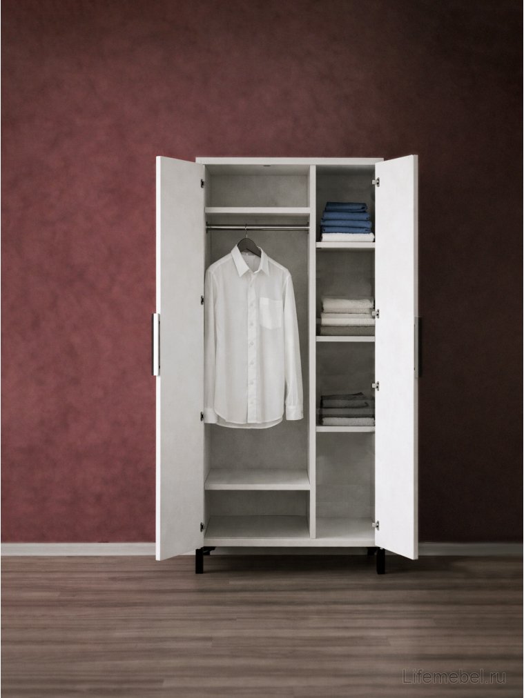 Модульная гостиная Иадама белый / белый глянец комплектация 1