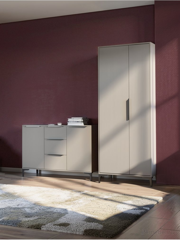 Модульная гостиная Иадама кашемир / кашемир комплектация 3