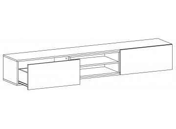 Модульная гостиная Лонгфорд комплектация 1
