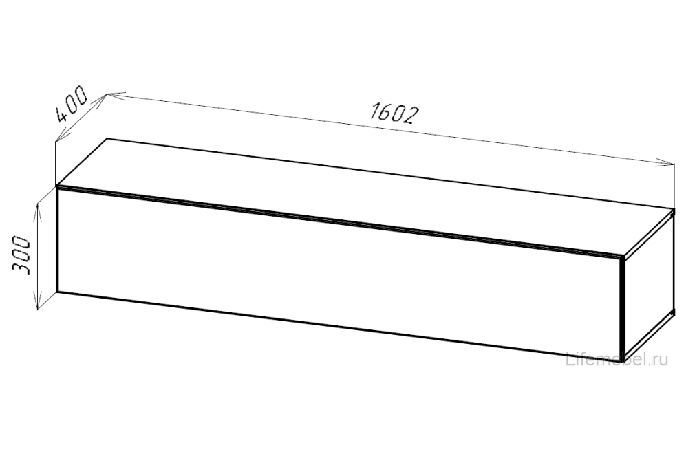 Модульная гостиная Лоук белый / белый глянец комплектация 4