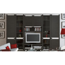 Стенка для гостиной Фиджи (комплектация 1) венге цаво 