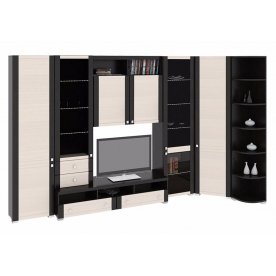 Стенка для гостиной Фиджи (комплектация 28) венге цаво / дуб белфорт