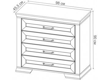 Комод Марсель KOM4S