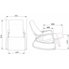 Кресло-качалка Smart