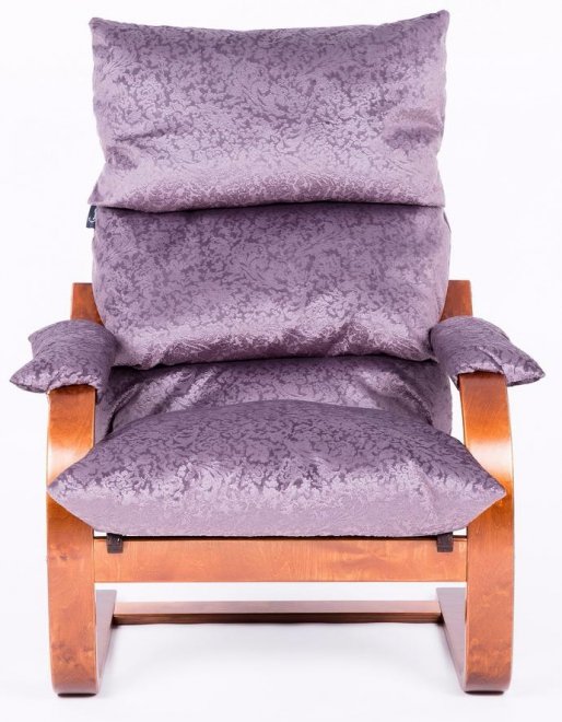 Кресло Онега лаванда / вишня