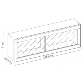 Шкаф навесной навесной Джаз 1V