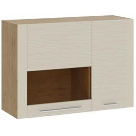 Шкаф навесной Николь ТД-296.03.33 бунратти / фон бежевый