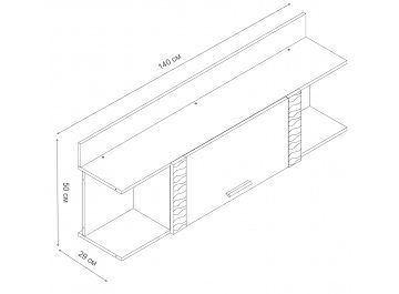 Полка Элана закрытая
