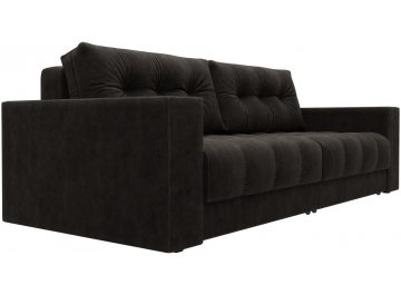 Диван-кровать Амиран велюр brut 17 коричневый