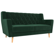 велюр зеленый