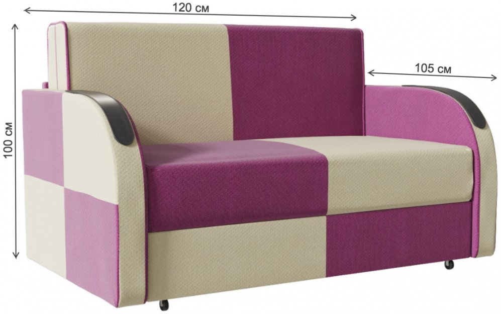 Диван Фишер аккордеон дизайн 2