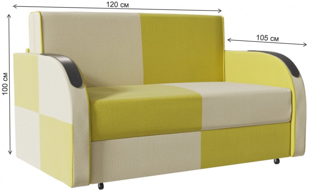 Диван Фишер аккордеон дизайн 3