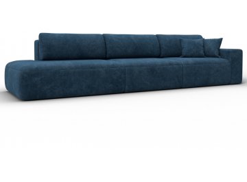 Диван-кровать Форум-036 НПБ Модерн Лонг подлокотник справа велюр brut 11 синий