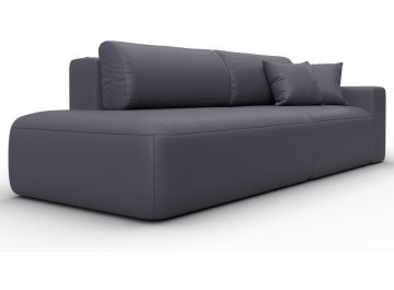 Диван-кровать Форум-036 НПБ Модерн подлокотник справа экокожа grifon 15 серая