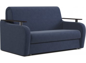 Диван-кровать Гранд Д140 аккордеон велюр ультра миднайт