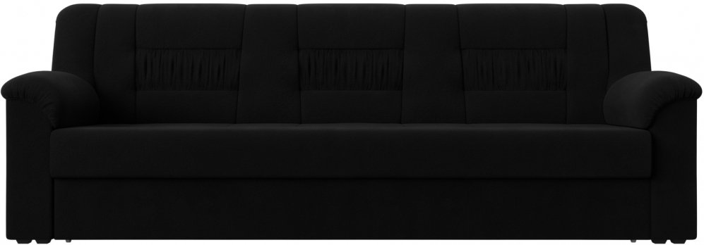 Диван Терра-М черный микровельвет