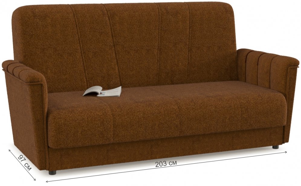 Диван-книжка Шедевр 2 браун