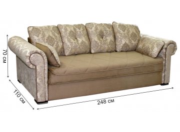Диван-кровать Цезарь вариант 3 бежевый