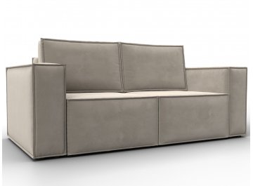 Диван Куба бежевый микровельвет