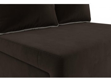 Диван-кровать Урбан-Софт микровельвет коричневый / бежевый