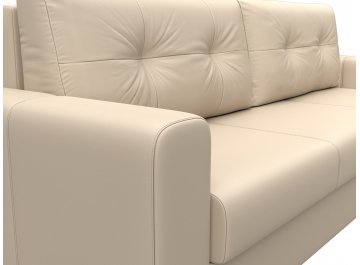 Диван-кровать Лига-031 бежевая экокожа