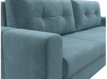 Диван-кровать Лига-031 бирюзовый велюр