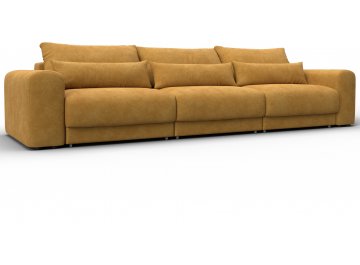 Диван Лига-056 НПБ brut 10 желтый