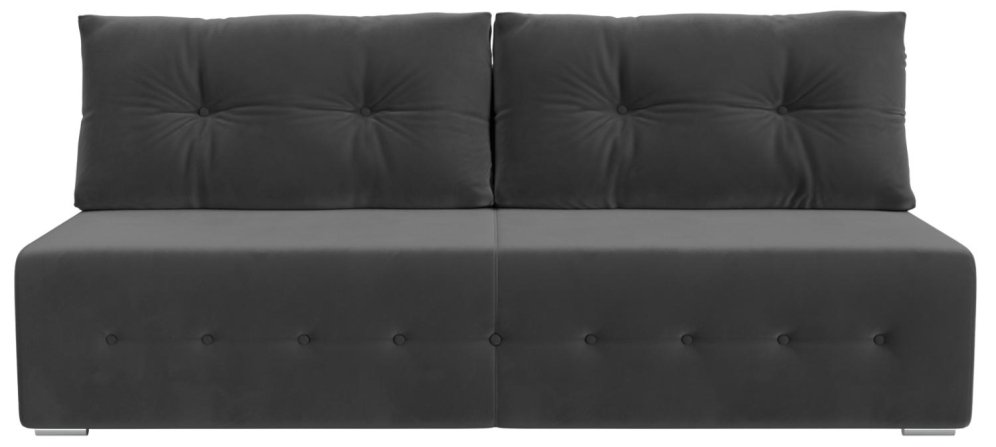 Диван Лондон велюр серый