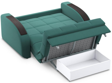 Диван-кровать Moon Family 109 158 см с ППУ Н20 v1+(2)65 н 004760 зеленый