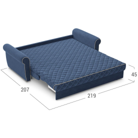 Диван Moon Family 123 219 см с независимым пружинным блоком