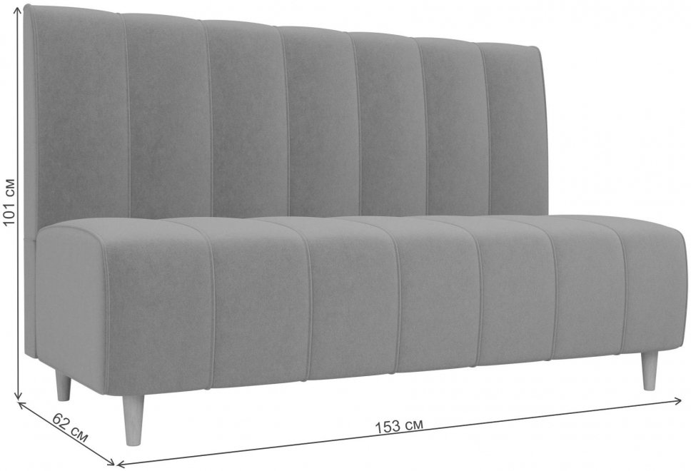 Диван Ральф микровельвет зеленый