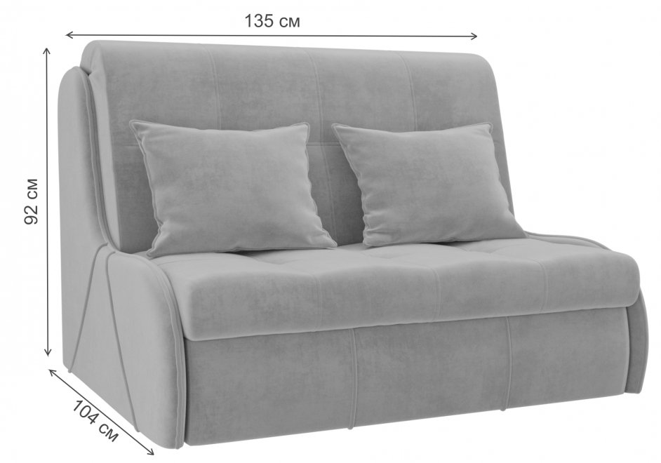 Диван Риттэр велюр зеленый