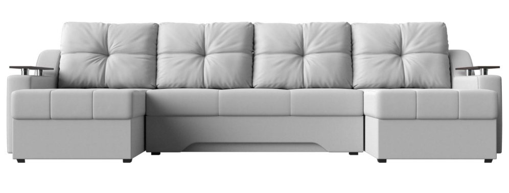 Диван Гардения-П экокожа белый