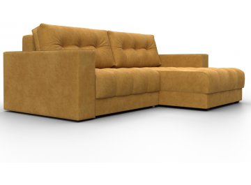 Диван-кровать Амиран велюр brut 10 желтый