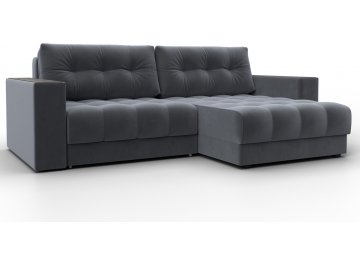 Диван-кровать Амиран велюр seven 17 серый