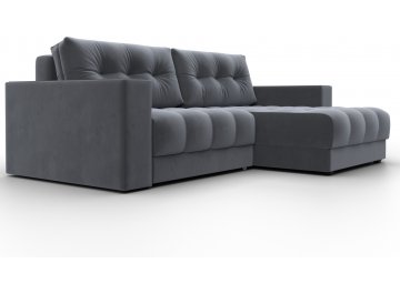 Диван-кровать Амиран велюр seven 17 серый