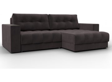 Диван-кровать Амиран велюр seven 727 коричневый