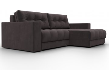 Диван-кровать Амиран велюр seven 727 коричневый