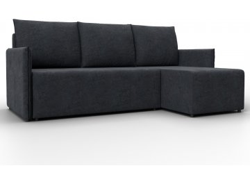 Диван-кровать Донуса универсальный велюр laim 26 темно-серый