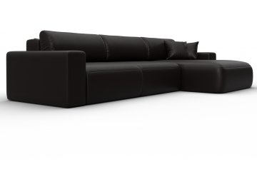 Диван-кровать Форум-036 НПБ Классик Лонг правый экокожа grifon 12 коричневая