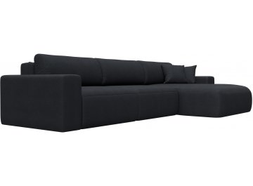 Диван-кровать Форум-036 НПБ Классик Лонг правый замша joly 16 темно-серая