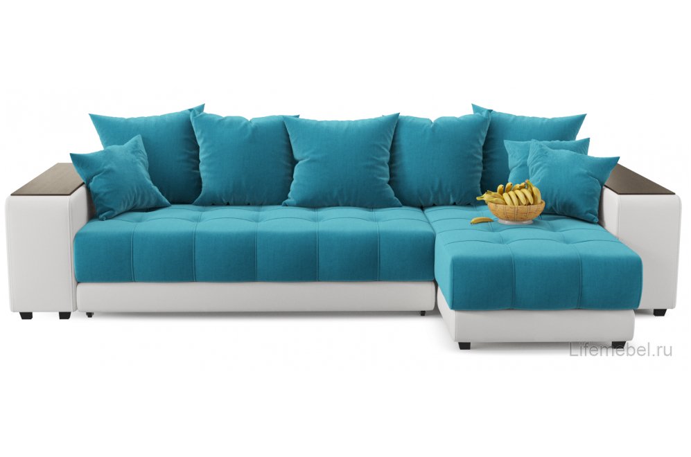 Диван угловой Кендрик правый azur 2