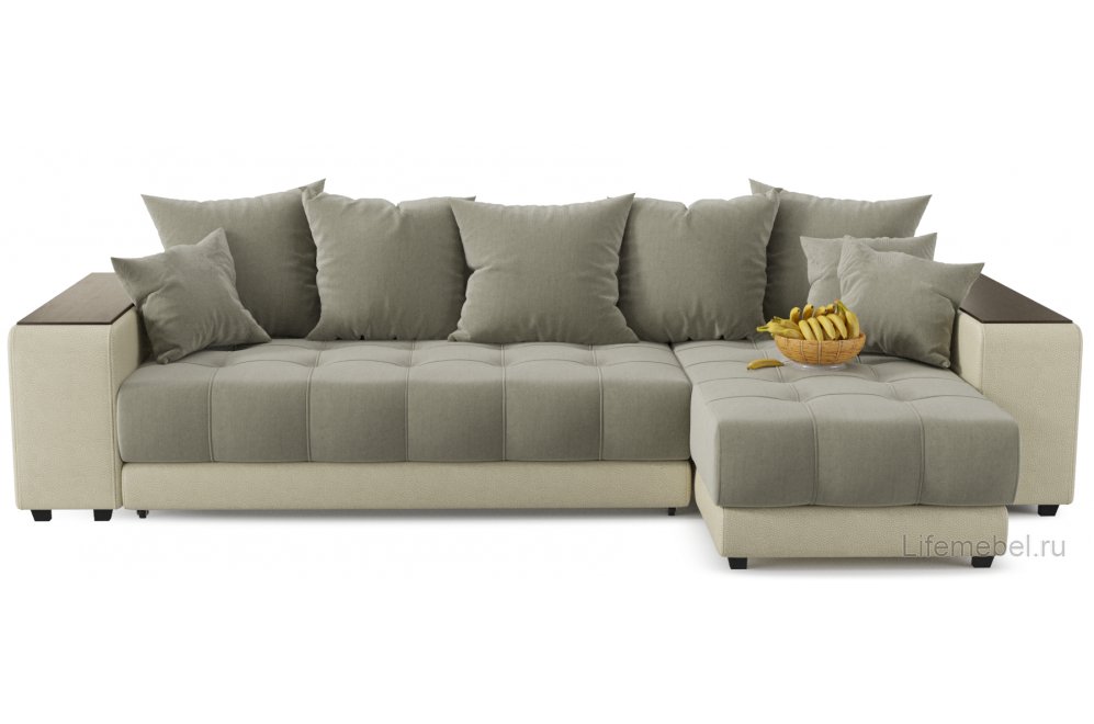 Диван угловой Кендрик правый brown 1