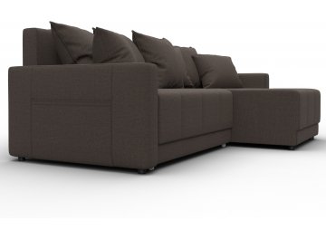 Диван-кровать Комо универсальный рогожка амур 05 коричневая