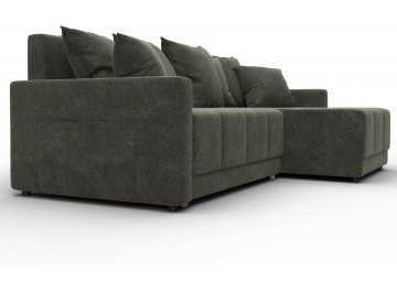 Диван-кровать Комо универсальный велюр laim 10 темно-коричневый